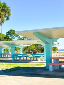 Photo of Carrabelle Beach Picnic Area taken by Instagram @heronshideawaycsb